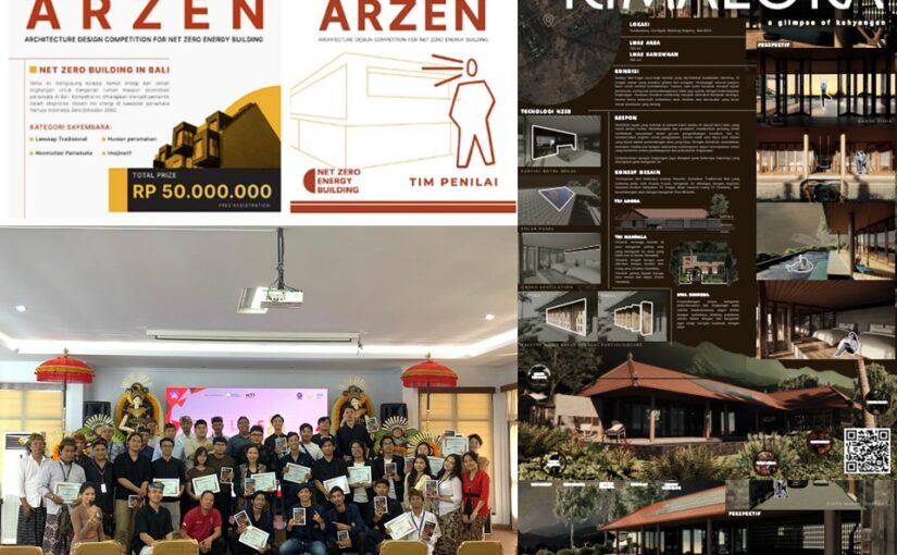 Mahasiswa Prodi Sarjana Arsitektur Meraih Juara 3 dalam Sayembara Desain Arsitektur Arzen 2024