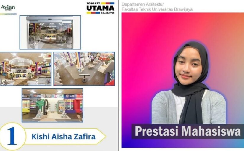 Mahasiswa Arsitektur FTUB Juara 1 Lomba Interior Design 2025